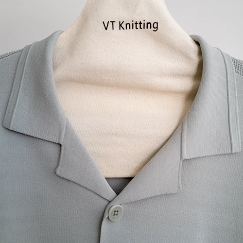 Mens White Knitted Polo Shirt Mens White Knitted Polo Shirt